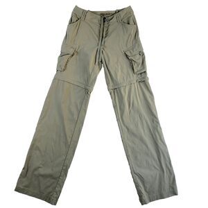 Prana Convertible Cargo Pants in Olive Green